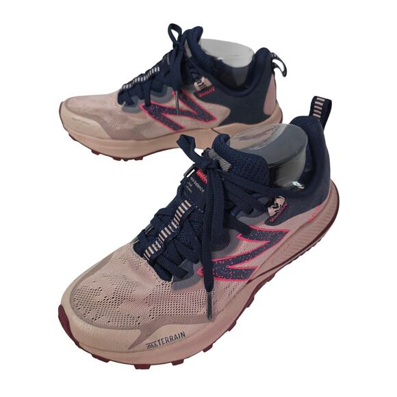 New Balance Sz8.5 Dynasoft Nitrel V4 Trail Running Shoes Ws. Pink n Navy. Active - Picture 1 of 13